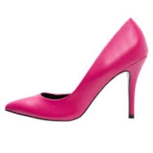 Aldo hot pink pointed pumps